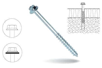 Vis pour la fixation sur le béton